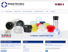 Tablet Screenshot of globalgrinders.com